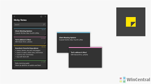 The first, truly sticky app for notes on your desktop! Microsoft Is Testing New Features For Sticky Notes On Windows 10 Wincentral