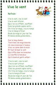 vive le vent la chanson chanson de noel comptines de noel comptines