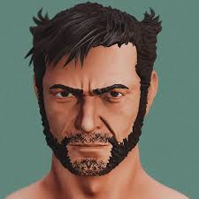 Actual reference from the sculptor/make-up artist Colin Jackman himself!  This is the first full body make-up test for the movie.