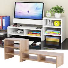 Free shipping on orders $35+ & free returns. Computer Monitor Riser Desk Table Tv Stand Shelf Desktop Laptop Shelves Us Ebay
