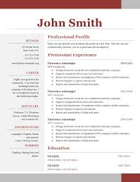 Cv Template One Page Cvtemplate Template Free Resume Template Download One Page Resume Template Downloadable Resume Template