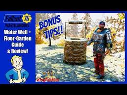 Fallout 76 Water Well Garden Floor Guide Review Bonus Tips Youtube