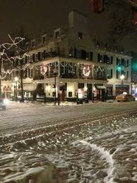 State College On A Snowy Winter S Night State College Pennsylvania State College Pa State College