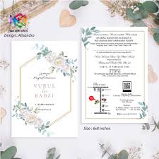 Pasti anda terhibur dan nak buat juga! Kad Kahwin 4x6 Inci Poskad Murah Free Digital Card Shopee Malaysia