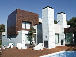 Más fachadas de dos pisos para que tengan en cuenta! Frente De Casas Com Ceramica 18 Modelos E Ideias Para Decorar