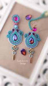 Soutache Earrings By Layla Jewelry Handmade Jewelery Earring Trends Soutache Jewelry