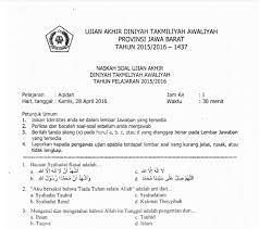 Check spelling or type a new query. Kumpulan Soal Ujian Madrasah Diniyah Takmiliyah Masnurul