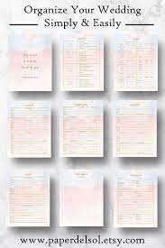 Wedding Planner Downloadable Wedding Planner Book Pdf Planning Checklist Budget Planner Printables Diy Bride Letter Size Instant Download Wedding Planning Binder Wedding Planner Printables Wedding Planner Book