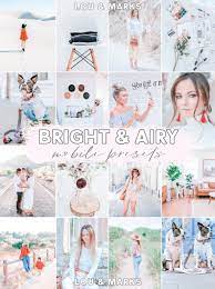 Bright Airy Presets Lightroom Presets Blogger Photo Presets Etsy Lightroom Lightroom Presets Lou Marks