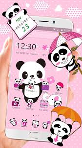 Tema Panda Indah Pink For Android Apk Download