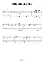 Find your perfect arrangement and access a variety of transpositions so you can print and play instantly, anywhere. Piano Sheet Music Greensleeves Upper Advanced Level Traditional