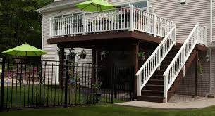 Building deck stairs with a solid stringer. Cost To Add Deck Stairs 2021 Price Guide Inch Calculator