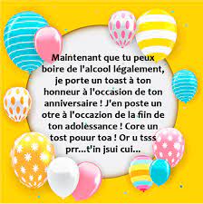 Texte Anniversaire 18 Ans Top 50 Texte Anniversaire 18 Ans Humour