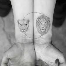 The most couple prefers to have matching tattoos while few others look for unique tattoo designs. ÉªÉ´sá´›á´€É¢Ê€á´€á´ Matching Couple Tattoos Best Couple Tattoos Lioness Tattoo