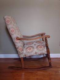 Suzani Reupholstered Rocking Chair Upholstered Rocking Chairs Rocking Chair Makeover Rocking Chair