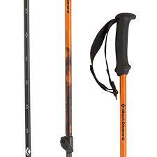 Rubber grip sized for small hands with adjustable nylon webbing strap. Black Diamond First Strike Adjutable Ski Poles Big Kids 2019 Evo