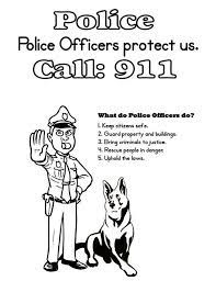 Collection of dogs coloring pages in excellent quality. Police Officer And K9 Dog Coloring Page Netart