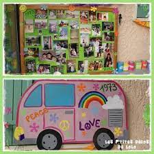 Décorations de noël à faire soi même pour l extérieur. Diy Faire Une Deco D Anniversaire Theme Hippie Annee 1973 Concours Inside Les P Tites Decos De Lolo