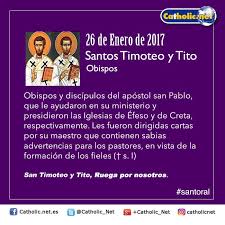 Las dos cartas a timoteo y a tito se denominan desde el siglo xviii «cartas pastorales» o « cartas a los pastores» porque contienen instrucciones para la dirección de la comunidad. Catholic Net Timoteo Y Tito Santos