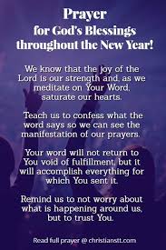The new year is a time for reflection and renewal. Prayer For Blessings And Guidance Throughout The New Year 2021 Christianstt