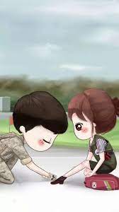 Gambar Ditemukan Oleh Geya Shvecova Temukan Dan Simpan Gambar Dan Videomu Di We Heart It Cute Cartoon Wallpapers Cute Couple Wallpaper Cute Love Cartoons