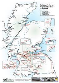 Train Stations In Scotland Map Railfuture Scotland Campaigns
