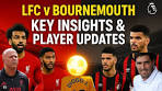JUST NOW! Liverpool vs Bournemouth Stats, News & Match ... - YouTube