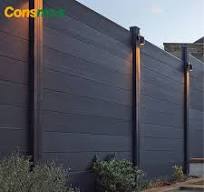 Factory Farm Garden Wood Plastic Composite Fencing Panels Board Outdoor WPC  Fence