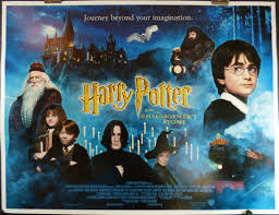 Harry Potter And The Philosopher S Stone Original British Quad Movie Poster Original Vintage Movie Posters