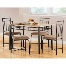 Mainstays 5 Piece Dining Set Multiple Colors Walmart Com Metal Dining Room Metal Dining Set Dining Furniture Sets