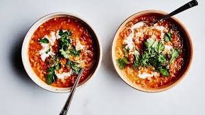 Curried Lentil Tomato And Coconut Soup Recipe Coconut Soup Recipes Lentil Curry Coconut Soup
