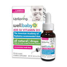 From birth, all breastfed babies should be given a daily supplement of vitamin d (8.5 to 10mcg). Wellbabyd All Natural Vitamin D Drops For Babies Upspring Baby Vitamin D3 Drops All Natural Vitamins Vitamins