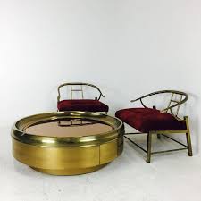 Add a little timeless glamour to your room. Large Scale Round Brass And Mirror Coffee Table By Mastercraft Mirrored Coffee Tables Coffee Table Mastercraft
