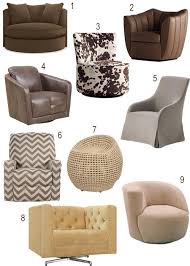 Get The Look Upholstered Swivel Chairs In Every Color Stylecarrot Upholstered Swivel Chairs Swivel Chair Round Swivel Chair