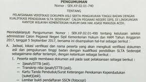Kalau kamu pilih formasi cpns daerah/provinsi maka kamu cuma sekali ikut tes, yaitu tes. Tes Cpns Kemenkumham Tak Perlu Lagi Nomor Antrean Serambi Indonesia