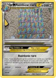The black border is visible only on bottom left part of the card, the artwork covers it on almost all the border, the name of the pokémon has no background and the v logo is more coloured. Pokemon Rainbow Rare
