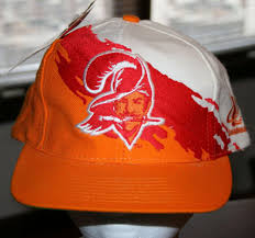 Vintage 90 S Tampa Bay Buccaneers Paint Splash Brush Wool Snapback Cap Hat Nwt Logoathletic Tampabaybuccaneers Gorras Clasicos