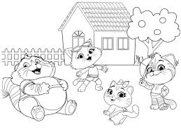 Dibujos animados divertidos de parasailing. Dibujos De 44 Gatos Para Colorear Imprimir Y Colorear