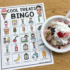 End Of The Year Ice Cream Sundae Party Along With Playing Bingo Today My Kids Are Seriously Obsessed With Bing Math Games Ice Cream Games Preschool Math Games