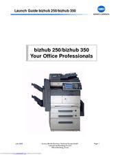 Download the latest drivers, manuals and software for your konica minolta device. Konica Minolta Bizhub 250 Manuals Manualslib