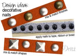 Measuring 5 yards with a total of 75 nailheads. Diy Home Decorating How To Use Decorative Nails Nailhead Trim Makesomething Blog