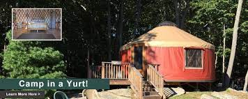 Dixon S Campground York Me Campground Yurt Tent Site