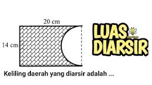 Tentukan luas daerah yang diarsir berikut jawab. 100 Part 7 Keliling Daerah Yang Diarsir Soal Nomor 28 Youtube