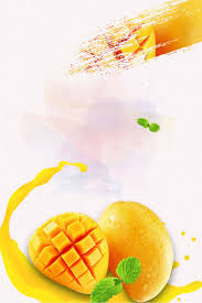 Fruit Mango Background Material Mango Fruit Fruit Cartoon