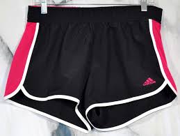 Adidas Black And White Shorts Womens Adidas Black Berry Pink White Varsity Player Athletic Shorts Medium Athleisure Adidas Activewearsh With Images Women S Athletic Shorts Athletic Shorts Active Wear Shorts