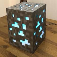 Minecraft is a sandbox video game developed by mojang. Minecraft Diamond Ore Light 3d Models Stlfinder