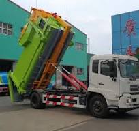 Hook Arm Garbage Truck, Garbage Bin with Compression Function, Widely Used