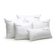 Decorative Pillow Insert 24 Sq In 2020 Pillows Decorative Pillows Pillow Sizes Chart