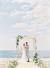 White Elegant Beach Wedding