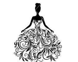 Free Free 130 Princess Dress Outline Svg SVG PNG EPS DXF File